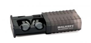 Walkers Silencer Rechargeable Electronic Earbud, Black/Grey, GWP-SLCRRC