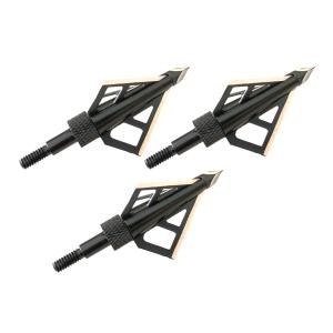 HME Fixed-Blade Steel Tip 100-Grain field specialist Broadheads (3-Pack)