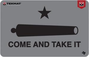 TekMat 17in Printed Gun Cleaning Mat Come and Take It Cannon Mat, Black, TEK-17-CATIC