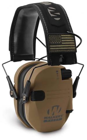 Walker's GWP-RSEMPAT-BB Razor Patriot Muff 23 DB Over The Head Polymer Battle Br