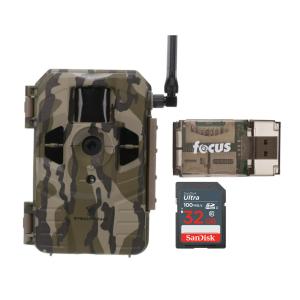 Stealth Cam Connect Cellular Trail Camera (AT&T) with 32GB SD Card and Card Reader in Camouflage