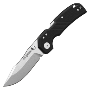 Cold Steel CSFL30DPLCS35 Engage 3 in Folding Clip Point Plain Satin S35VN SS Blade/4.11 in Black G10 Handle Includes Belt Clip