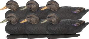 Zink ZINK FLOATER DECOYS BLACK DUCK 6 PACK