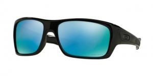 Oakley Turbine Sunglasses 926314-63 - Polished Black Frame, Prizm Deep H20 Polarzied Lenses
