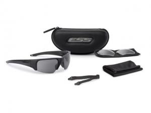 ESS Crowbar Subdued Logo Sunglasses Kit, Black Frame, Small-to-Medium EE9019-01