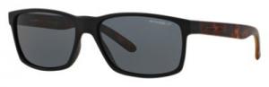 Arnette Slickster Polarized Sunglasses - Black+Tortoise/Gray - Standard
