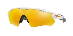 Oakley Radar EV Path Sunglasses 920816-38 - Polished White Frame, Fire Iridium Lenses