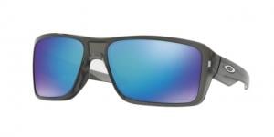 Oakley DOUBLE EDGE OO9380 Sunglasses 938006-66 - Grey Smoke Frame, Prizm Sapphire Polarized Lenses