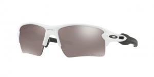 Oakley Flak 2.0 XL Sunglasses 918881-59 - Polished White Frame, Prizm Black Polarized Lenses