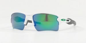 Oakley Flak 2.0 XL Sunglasses 918892-59 - Polished White Frame, Prizm Jade Lenses