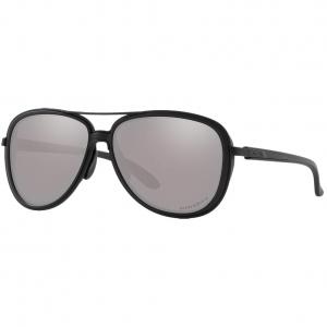 Oakley Split Time OO4129 Polarized Sunglasses for Ladies - Matte Black/Prizm Black - Standard
