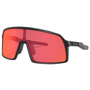 Oakley O Sutro Polished PRIZM Sunglasses Prizm Road Lenses/Matte Black Frame - Case Sunglasses at Academy Sports