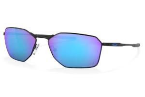 OAKLEY Savitar Sunglasses with Satin Black Frame and Prizm Sapphire Polarized Lenses