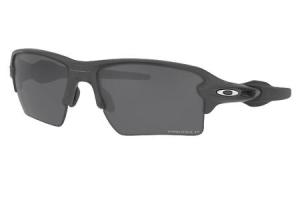 OAKLEY Flak 2.0 XL with Steel Color Frame and Prizm Black Polarized Lenses