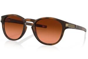 OAKLEY Latch Sunglasses with Matte Brown Tortoise Frame and Prizm Brown Gradient Lenses