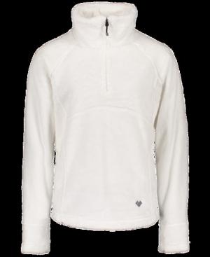 Obermeyer Furry Fleece Top - Girls, White, Extra Large, 37000-16010-XL