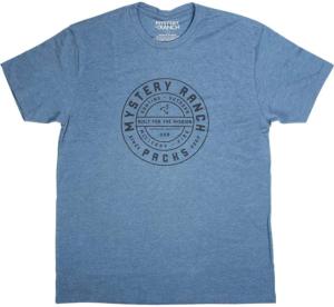 Mystery Ranch MR Brand Seal T-Shirts - Men's, Sailor Blue Heather, Small, 113103-442-20
