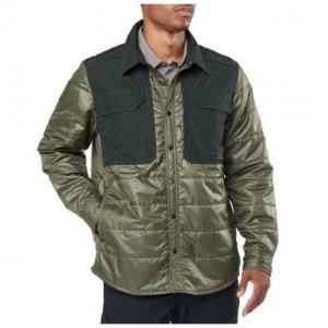 5.11 Tactical Peninsula Insulator Shirt Jacket, Moss Heather - 72123-276-S