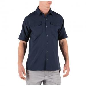 5.11 Tactical Freedom Flex Woven Short Sleeve Shirt - Men's, Peacoat, Extra Large, 71340-787-XL