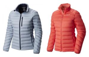 Mountain Hardwear Stretchdown Jacket - Women's, Dark Storm Heat, Small, 1943281004-D
