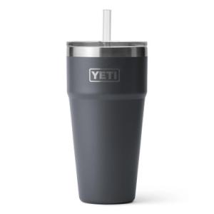 Yeti Rambler 26-oz. Stackable Cup with Straw Lid - Charcoal