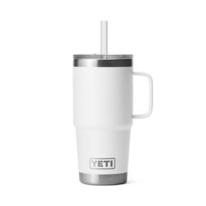 YETI Rambler Mug with Straw Lid - White - 25 oz.