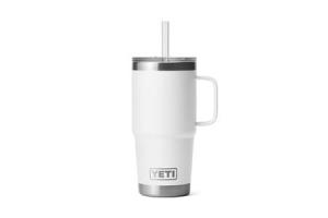 YETI Rambler Mug with Straw Lid - 25 oz. - White