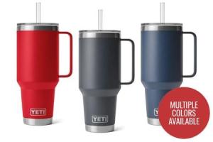 YETI Rambler 42oz Mug with Straw Lid - King Crab Orange