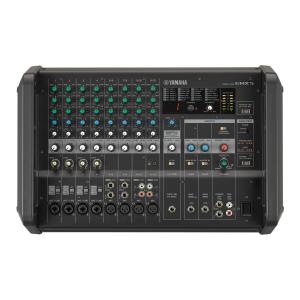 Yamaha EMX5 12-Input Powered Mixer with Dual 630 Watt Amp and 3-Band Equalizer Control in Black