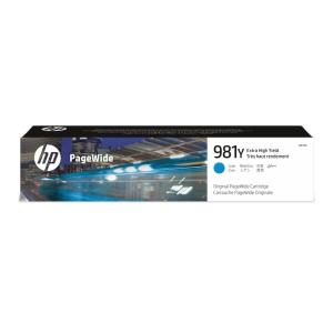 HP 981Y Original Extra High Yield Cost-Effective Page Wide Cyan Ink Cartridge (16000 Pages)