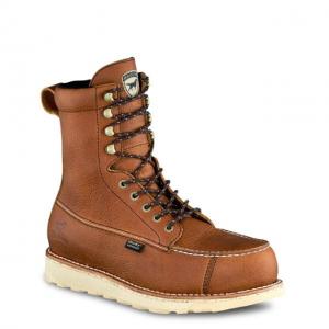 Irish Setter Wingshooter ST 83832 Mens Boot w/ Safety Toe, 8 in Height, Waterproof, Leather, D Medium Width, Brown, 11, 83832D 110