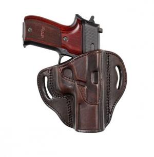 Texas 1836 Cannon Holster, Concealed Carry, M&P Shield and Most Single Stack Compact Pistols, Right Hand, Brown, TX-BH3-1012