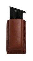 Texas 1836 Clip Single Mag Carrier For Glock9mm-brown/ambidex.