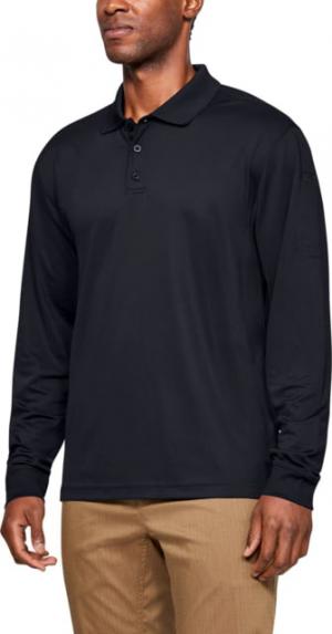 Under Armour UA Tactical Performance Long Sleeve Polo - Men's, Small, Black, 1279637001SM