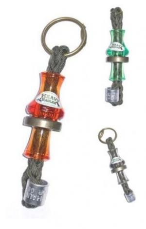 Heavy Hauler Outdoor Gear Mini Duck Call Key Chain, w/duck call and duck band, Amber HH0050-AM