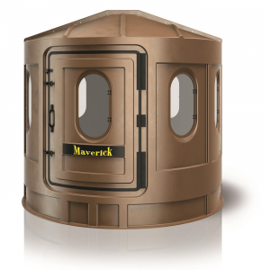 Maverick XL Hunting Blind Brown with Clear Windows
