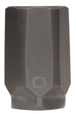 Q LLC Whistle Tip Blast Mitigation Device QD Black 1.85"