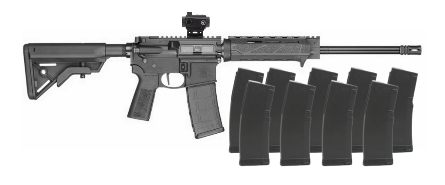 Smith & Wesson M&P15 Volunteer XV, 5.56mm, 16" Barrel, 10x 30rd Magazines, & Crimson Trace Red Dot - $699.99 + Free Shipping