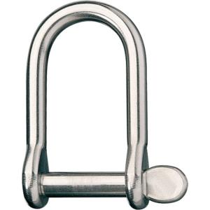 Ronstan Wide Dee Shackle - 1/4Pin - 1-17/32L x 1-7/32W, RF1853