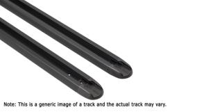 Rhino Rack RTV Track Set, 2080mm, Black, RTV208