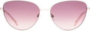 Sito Candi Sunglasses, Silver Frame, Dew/Quartz Gradient Polarized Lens, SICND005P