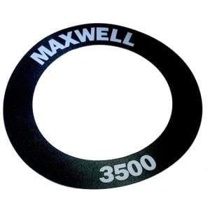 Maxwell 3500 Label, 3856