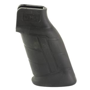 Mdt Sporting Goods Inc 103419BLK Elite Pistol Grip Black Polymer, Integrated Palm Swell, Fits AR Platform