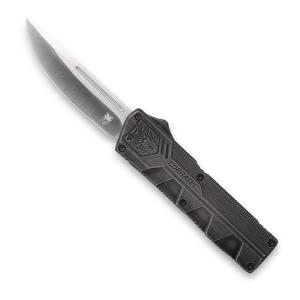 CobraTec Lightweight OTF Knife - 3.25&quot; Plain Drop Point Blade