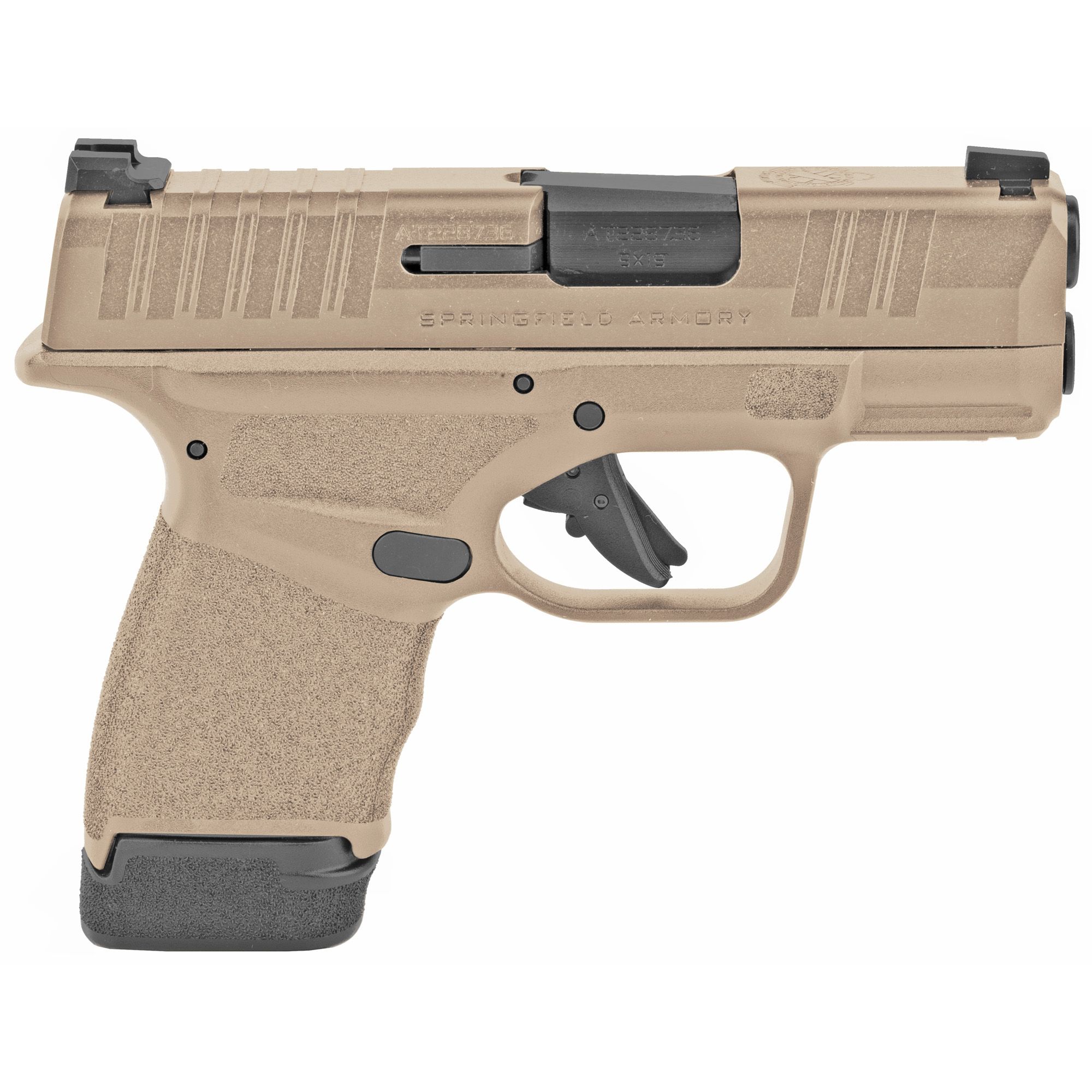 Springfield Armory Hellcat 9mm 3" Micro-Compact Desert FDE Semi-Automatic Pistol #HC9319F - $548 