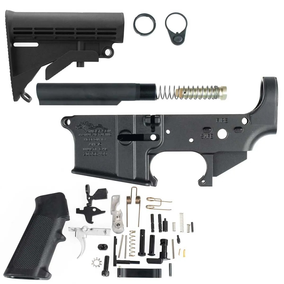 Anderson AR15 Complete Lower Kit With Stock - $299.88