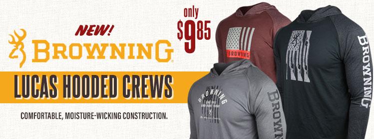 Browning Lucas Hooded Crews - $9.85 (Free S/H over $25)