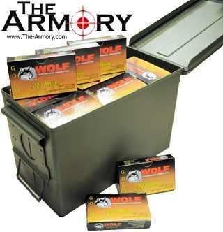 Preorder - 223 Remington (5.56x45mm) 55 gr FMJ Wolf Gold Ammo Case (1000rds  IN A 50 Cal AMMO CAN) - $306.99