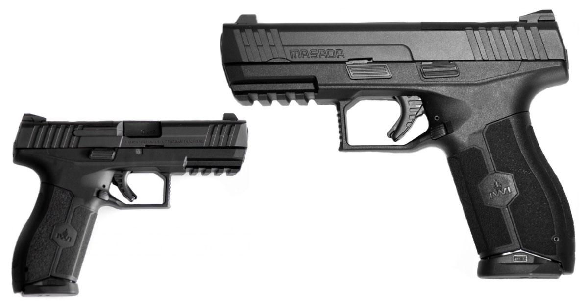 IWI US M9ORP17 MASADA 9mm Luger 4.10" 17+1 Black Black Black Textured Polymer Grip Optics Ready - $359.99
